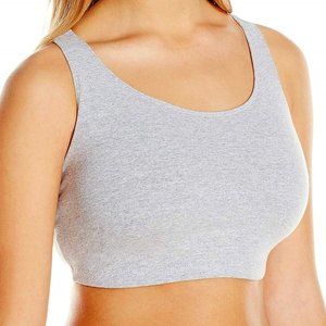 Leading Lady Women's Light Impact Sports Bra, Gray, Style #514